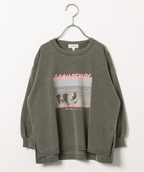 LEPSIM（レプシィム）の「【KIDS】アニマルフォトロンT　149240（Tシャツ/カットソー・キッズ・チャコールグレー/オフホワイト・140/120）」の14枚目の写真