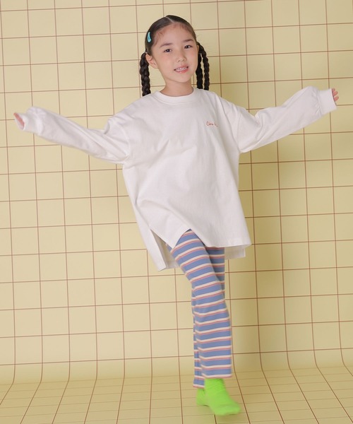 LEPSIM（レプシィム）の「【KIDS】アニマルフォトロンT　149240（Tシャツ/カットソー・キッズ・チャコールグレー/オフホワイト・140/120）」の6枚目の写真