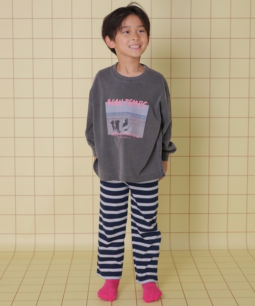 LEPSIM（レプシィム）の「【KIDS】アニマルフォトロンT　149240（Tシャツ/カットソー・キッズ・チャコールグレー/オフホワイト・140/120）」の11枚目の写真