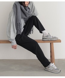 n'OrLABEL | 『カットジョーゼットタックテーパードパンツ』(スラックス)