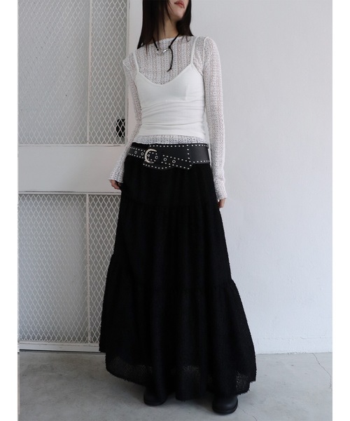 Didot.showroom(ディドット ショールーム)の「【DIDOT.】ファーフレアスカート(スカート・レディース・ブラック/アイボリー・FREE)」の15枚目の写真