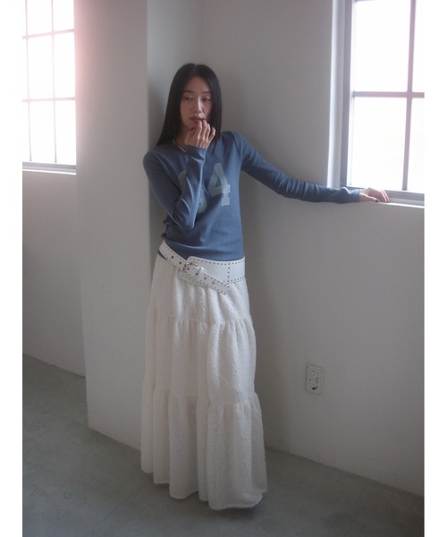 Didot.showroom(ディドット ショールーム)の「【DIDOT.】ファーフレアスカート(スカート・レディース・ブラック/アイボリー・FREE)」の5枚目の写真