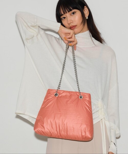 GALLEST(ギャレスト)の「◆【CONTROL FREAK】クッションショルダー(ショルダーバッグ・レディース・ブラック/ベビーピンク・00)」の1枚目の写真