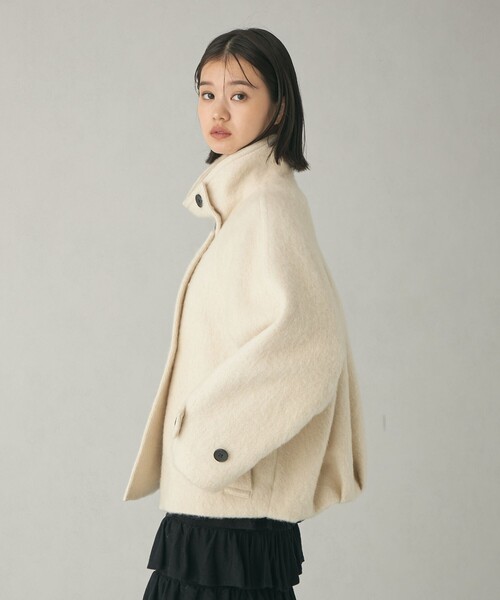 美品✨エメルリファインズ　スタンドカラーコート　イエロー系 エメル リファインズのコート / ブルゾンの商品一覧