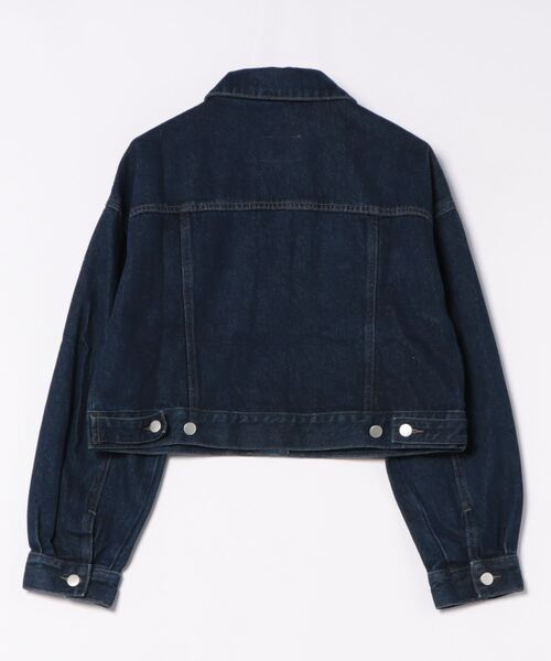 archives（アルシーヴ）の「ショートＧジャン（デニムジャケット・レディース・ネイビー/ブラック・MEDIUM）」の17枚目の写真