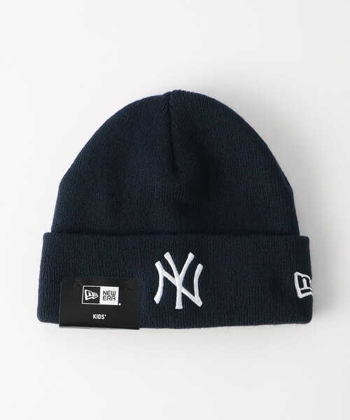 NEW ERA（ニューエラ）の「＜NEW ERA＞ベーシック カフニット / ニット帽  / キッズ（ニットキャップ/ビーニー・キッズ・ブラック/ネイビー/ブラウン・FREE）」の3枚目の写真