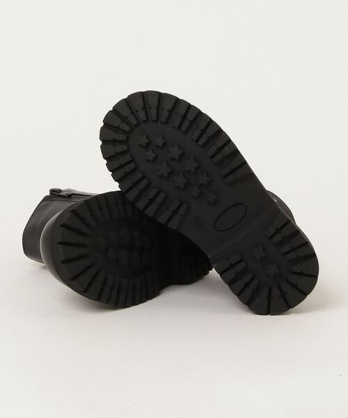 F.O.KIDS（エフオーキッズ）の「F.O.KIDS/エフオーキッズ サイドゴアブーツ（ブーツ・キッズ・ブラック/アイボリー・18/17/19）」の12枚目の写真