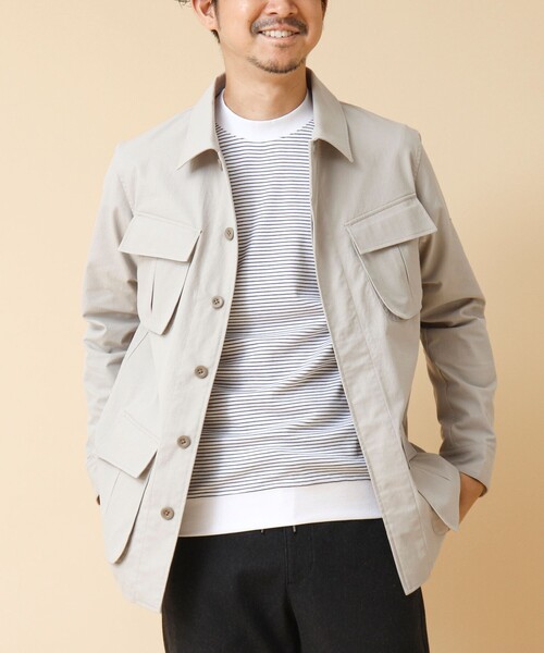 NOLLEY’S（ノーリーズ）の「《ビジカジ対応》セミシルケットスムース ボーダードレスT長袖 24AW（Tシャツ/カットソー・メンズ・ホワイト/ブラック/キナリ・XL/L/M/S）」の12枚目の写真