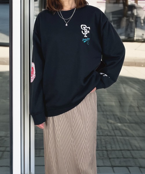 PHENOMENON スモーキーグラフィック トレーナー 人気新品入荷 PHENOMENON スモーキーグラフィック トレーナー