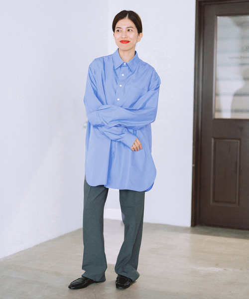 IENA イエナ BLACK スリットシャツ