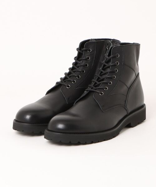 【PADRONE/パドローネ】WATER PROOF LEATHER LACE UPBOOTS 撥水 防水レースアップレザーブーツ　VIBRAM社製タンクソール