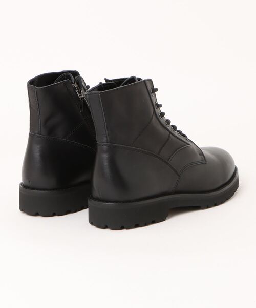 【PADRONE/パドローネ】WATER PROOF LEATHER LACE UPBOOTS 撥水 防水レースアップレザーブーツ　VIBRAM社製タンクソール