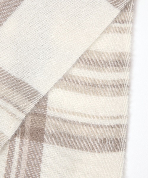 GLOBAL WORK（グローバルワーク）の「静電軽減柄ストール/132229（マフラー・レディース・ネイビー/ベージュ/イエロー/ブラウン/グレー系2/グレー系5/ブラック・ONE SIZE）」の17枚目の写真