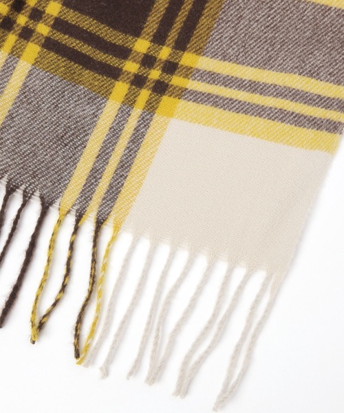 GLOBAL WORK（グローバルワーク）の「静電軽減柄ストール/132229（マフラー・レディース・ネイビー/ベージュ/イエロー/ブラウン/グレー系2/グレー系5/ブラック・ONE SIZE）」の20枚目の写真