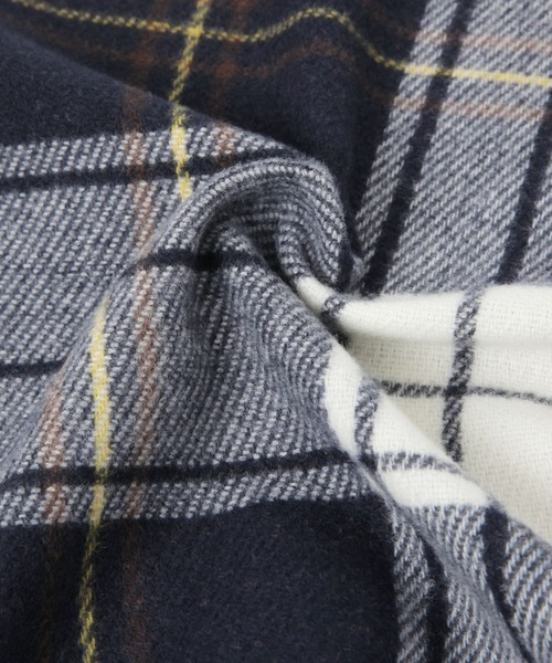 GLOBAL WORK（グローバルワーク）の「静電軽減柄ストール/132229（マフラー・レディース・ネイビー/ベージュ/イエロー/ブラウン/グレー系2/グレー系5/ブラック・ONE SIZE）」の22枚目の写真