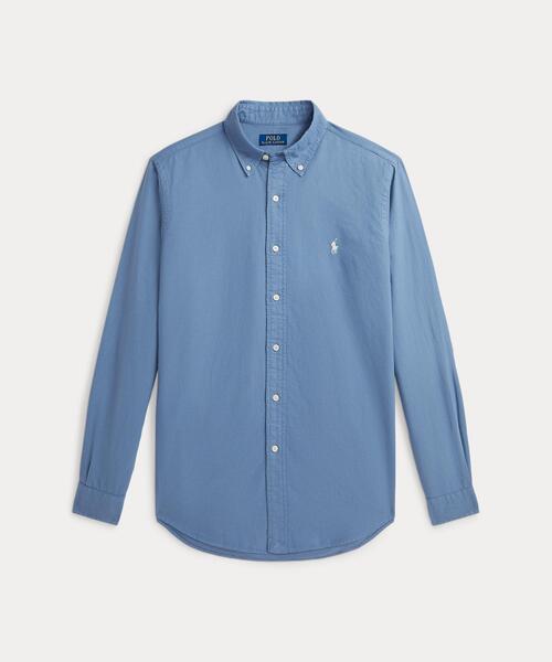 POLO RALPH LAUREN(ポロ ラルフ ローレン)の「クラシック フィット ガーメントダイド オックスフォード シャツ(シャツ/ブラウス・メンズ・ブルー・L/M/S/XL/XS)」の1枚目の写真