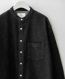 URBAN RESEARCH Sonny Label | 10オンスデニムバンドカラーシャツ(シャツ/ブラウス)