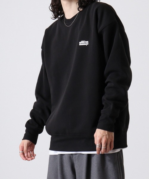 FUNALIVE(ファンアライブ)の「COSBY Fleece-lined oversized sweatshirt / 裏起毛 オーバーサイズスウェットトレーナー unisex(スウェット・メンズ・ブラック系1/ブラック/オフホワイト/杢グレー/チャコールアッシュ/ダークグリーン/ホワイト系1/ネイビー・L/M/XL)」の18枚目の写真