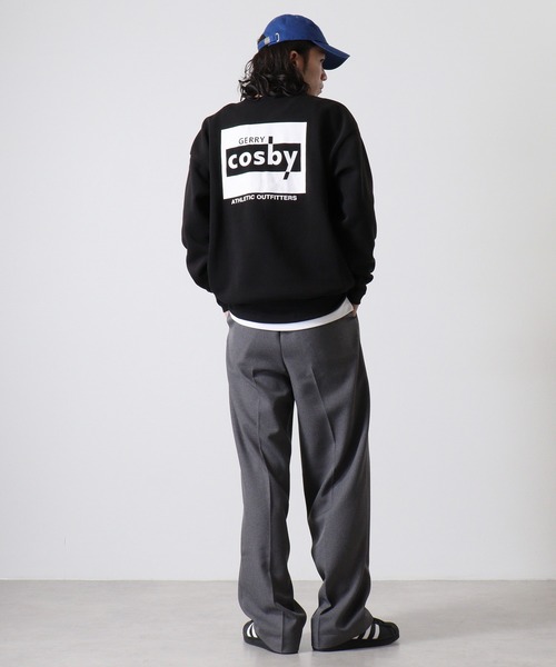 FUNALIVE(ファンアライブ)の「COSBY Fleece-lined oversized sweatshirt / 裏起毛 オーバーサイズスウェットトレーナー unisex(スウェット・メンズ・ブラック系1/ブラック/オフホワイト/杢グレー/チャコールアッシュ/ダークグリーン/ホワイト系1/ネイビー・L/M/XL)」の11枚目の写真