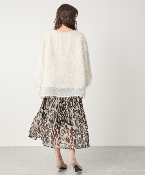 Jayro(ジャイロ)の「アニマルプリーツスカート(スカート・レディース・ダークブラウン/グレー・FREE)」の12枚目の写真