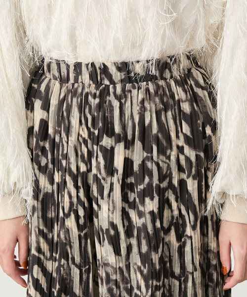 Jayro(ジャイロ)の「アニマルプリーツスカート(スカート・レディース・ダークブラウン/グレー・FREE)」の13枚目の写真
