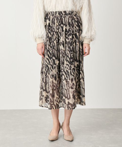 Jayro(ジャイロ)の「アニマルプリーツスカート(スカート・レディース・ダークブラウン/グレー・FREE)」の15枚目の写真