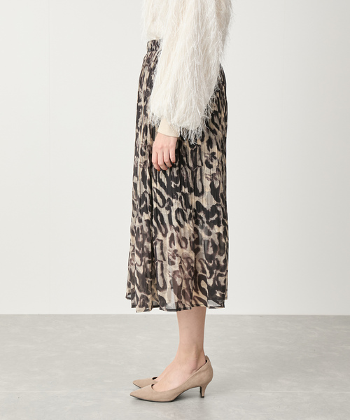 Jayro(ジャイロ)の「アニマルプリーツスカート(スカート・レディース・ダークブラウン/グレー・FREE)」の16枚目の写真