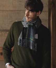 matti totti（マッティトッティ）の「【matti totti】カシミヤ100% マフラー 大判 メンズ チェック 無地 リバーシブル 柄 カシミヤマフラー カシミアマフラー（マフラー）」