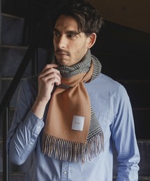 matti totti（マッティトッティ）の「【matti totti】カシミヤ100% マフラー 大判 メンズ チェック 無地 リバーシブル 柄 カシミヤマフラー カシミアマフラー（マフラー）」