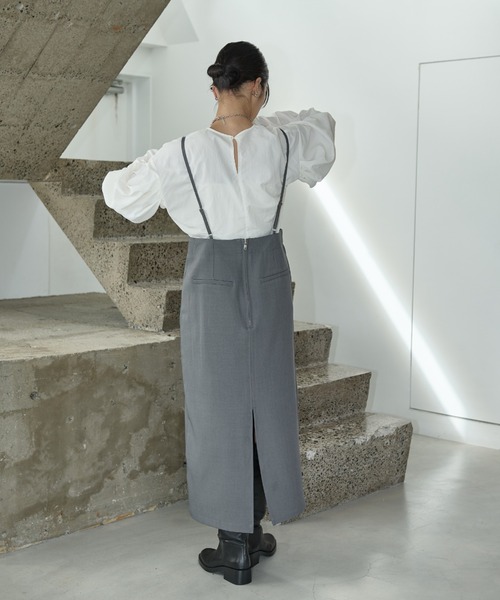 AIC.（エーアイシー）の「サス付きビッグポケットロングスカート