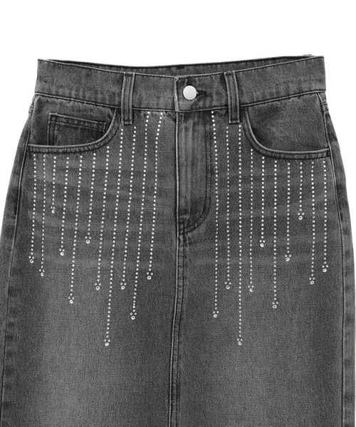 ×Disney デニムスカート ラインストーンデニムスカート/Disney/Disney collection by