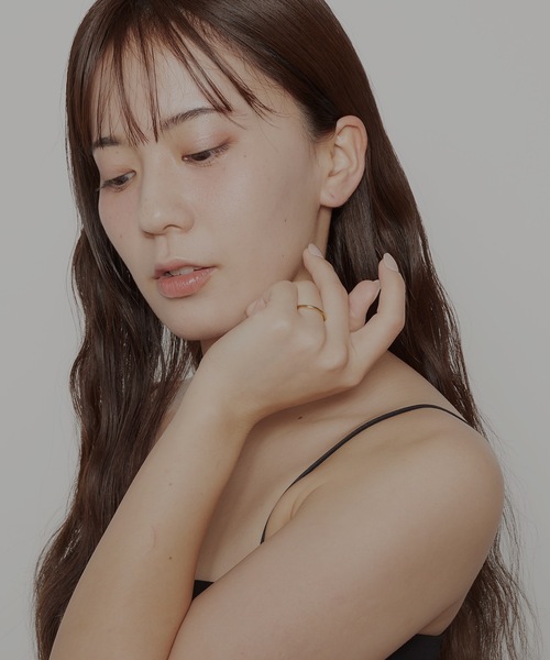 AKEL(アケル)の「【AKEL】アケル/ 2mmウェーブリング/ 金属アレルギー対応リング(サージカルステンレス)(リング・レディース・ゴールド/シルバー・#11/#13/#9)」の10枚目の写真