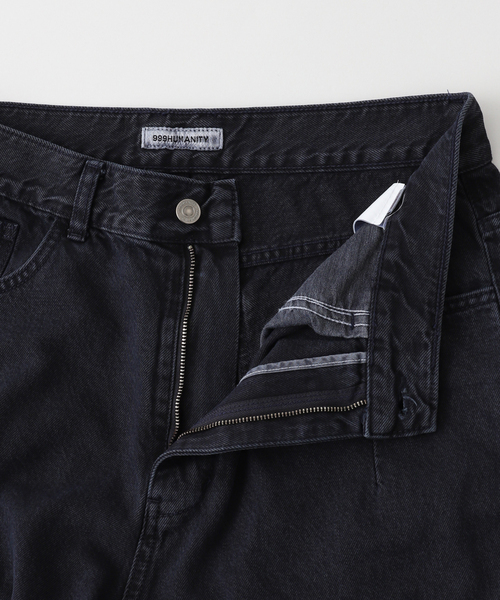 PULP/417EDIFICE（パルプフォーワンセブンエディフィス）の「【999HUMANITY / 999ヒューマニティ】AV PLEATS DYED DENIM PANTS（デニムパンツ・メンズ・チャコールグレー/ネイビー・2/3/1）」の9枚目の写真