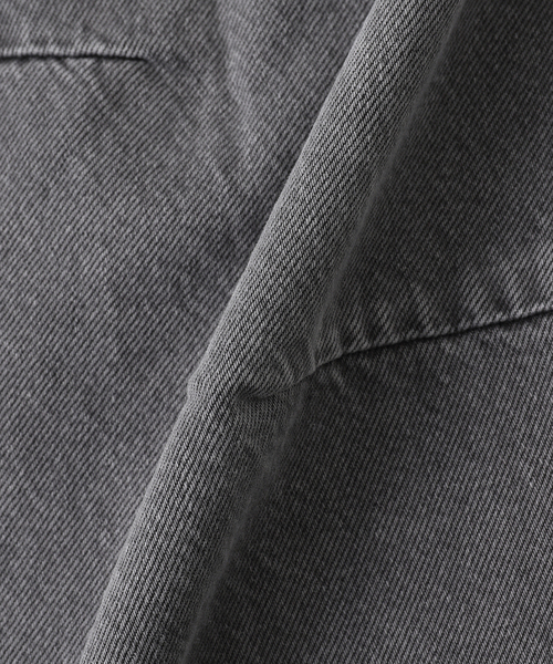PULP/417EDIFICE（パルプフォーワンセブンエディフィス）の「【999HUMANITY / 999ヒューマニティ】AV PLEATS DYED DENIM PANTS（デニムパンツ・メンズ・チャコールグレー/ネイビー・2/3/1）」の8枚目の写真