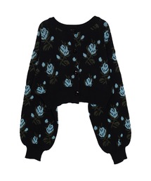 jouetie | フラワーパターン2WAYニットカーディガン(カーディガン/ボレロ)