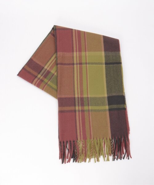 LBC（エルビーシー）の「チェックストール（ストール/ショール・レディース・グリーン系/ブルー系/イエロー系/レッド系・FREE）」の12枚目の写真