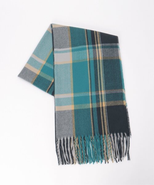 LBC（エルビーシー）の「チェックストール（ストール/ショール・レディース・グリーン系/ブルー系/イエロー系/レッド系・FREE）」の13枚目の写真