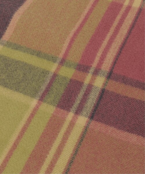 LBC（エルビーシー）の「チェックストール（ストール/ショール・レディース・グリーン系/ブルー系/イエロー系/レッド系・FREE）」の21枚目の写真