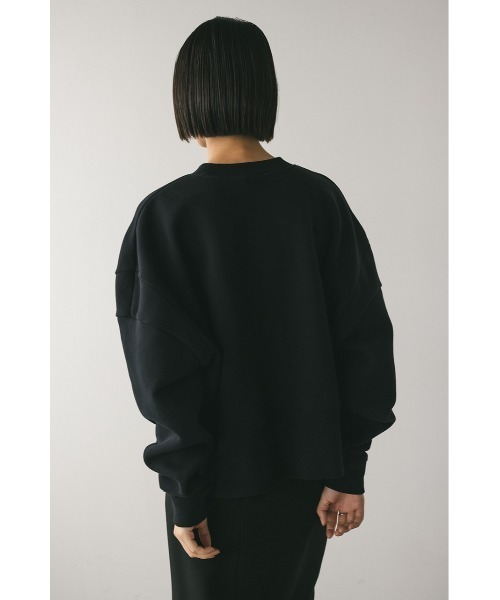 STYLEMIXER（スタイルミキサー）の「ワイドリブショルダースウェット（スウェット・レディース・ホワイト/バーガンディー/ブラック・FREE）」の17枚目の写真