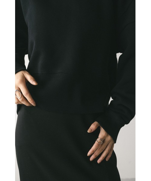 STYLEMIXER（スタイルミキサー）の「ワイドリブショルダースウェット（スウェット・レディース・ホワイト/バーガンディー/ブラック・FREE）」の19枚目の写真