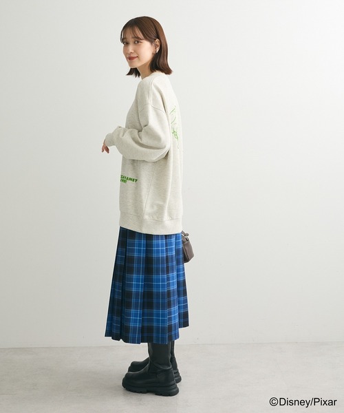 Green　Parks（グリーンパークス）の「トイストーリー/ピザフロッキープルオーバー（スウェット・レディース・レッド/ホワイト系その他/杢グレー・FREE）」の5枚目の写真