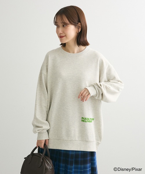 Green　Parks（グリーンパークス）の「トイストーリー/ピザフロッキープルオーバー（スウェット・レディース・レッド/ホワイト系その他/杢グレー・FREE）」の7枚目の写真