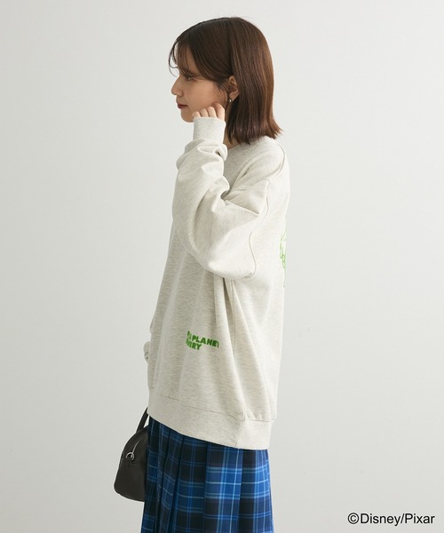 Green　Parks（グリーンパークス）の「トイストーリー/ピザフロッキープルオーバー（スウェット・レディース・レッド/ホワイト系その他/杢グレー・FREE）」の8枚目の写真