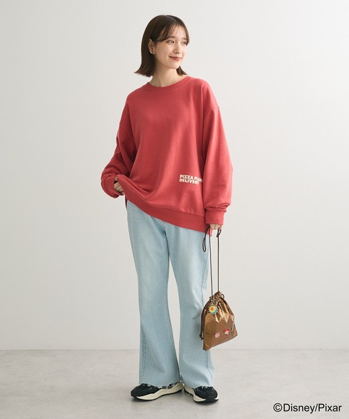 Green　Parks（グリーンパークス）の「トイストーリー/ピザフロッキープルオーバー（スウェット・レディース・レッド/ホワイト系その他/杢グレー・FREE）」の21枚目の写真