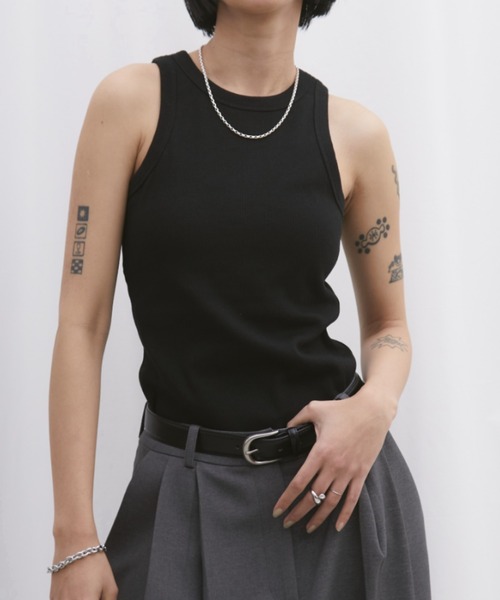 Aunt Marie's（アントマリーズ）の「カップ付きアメスリタンク（タンクトップ・レディース・ホワイト/ブラック・FREE）」の22枚目の写真