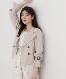 PROPORTION BODY DRESSING | ベーシックショートトレンチ / 1215155100(トレンチコート)