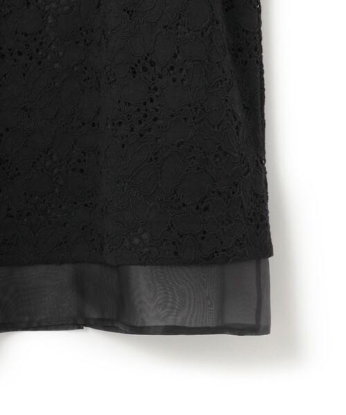 23区(ニジュウサンク)の「【APPLAUDIR】シアーコンビ レースドレス(ドレス・レディース・ブラック系・44/48/46)」の11枚目の写真