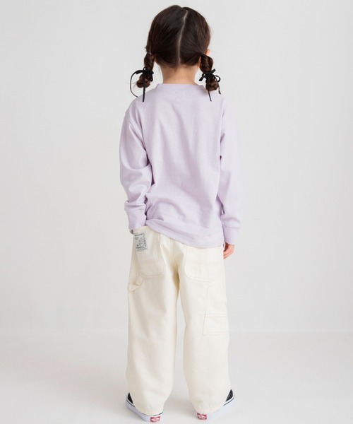 BRANSHES（ブランシェス）の「【ゆったり/きれいめ】ペインターパンツ（カーゴパンツ・キッズ・ネイビー/キャメル/ブラック/アイボリー/レンガ・140/150/120/110/90/100/130/80）」の6枚目の写真