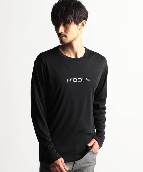 ロゴ刺繍長袖Tシャツ（Tシャツ/カットソー）｜NICOLE CLUB FOR MEN