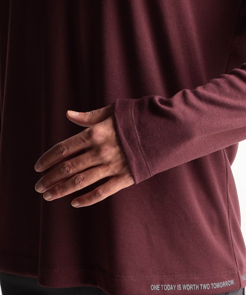 NICOLE CLUB FOR MEN（ニコルクラブフォーメン）の「ロゴ刺繍長袖Tシャツ（Tシャツ/カットソー・メンズ・オフホワイト/アッシュグレー/ブラック/ボルドー・MEDIUM/LARGE/X-LARGE）」の12枚目の写真